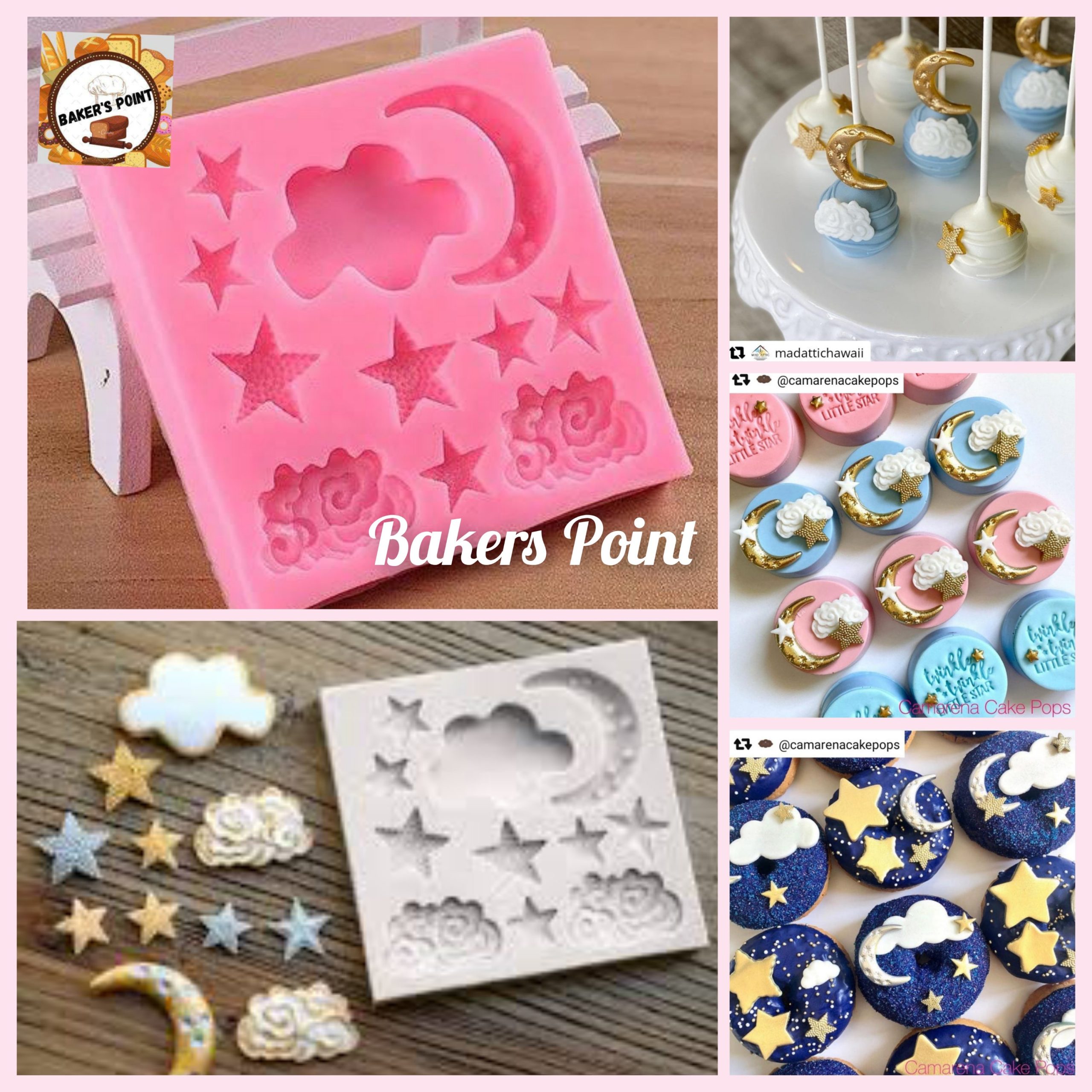 Star Moon Cloud Mold