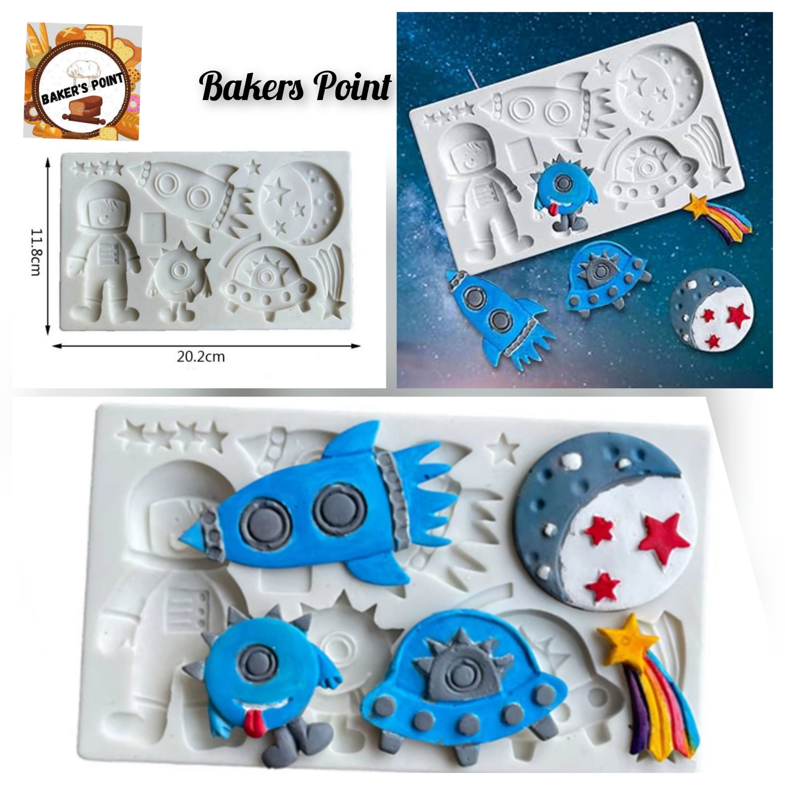 Space Theme Silicone Mold