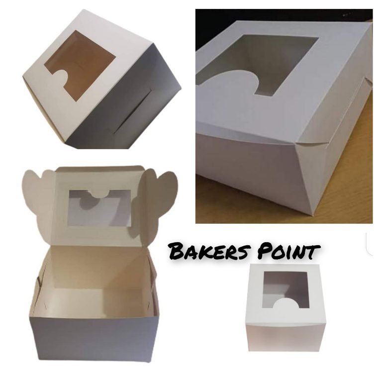 Cake Boxes – Size 10*10*10 lnch – Pack of 10 – Each box 170/-