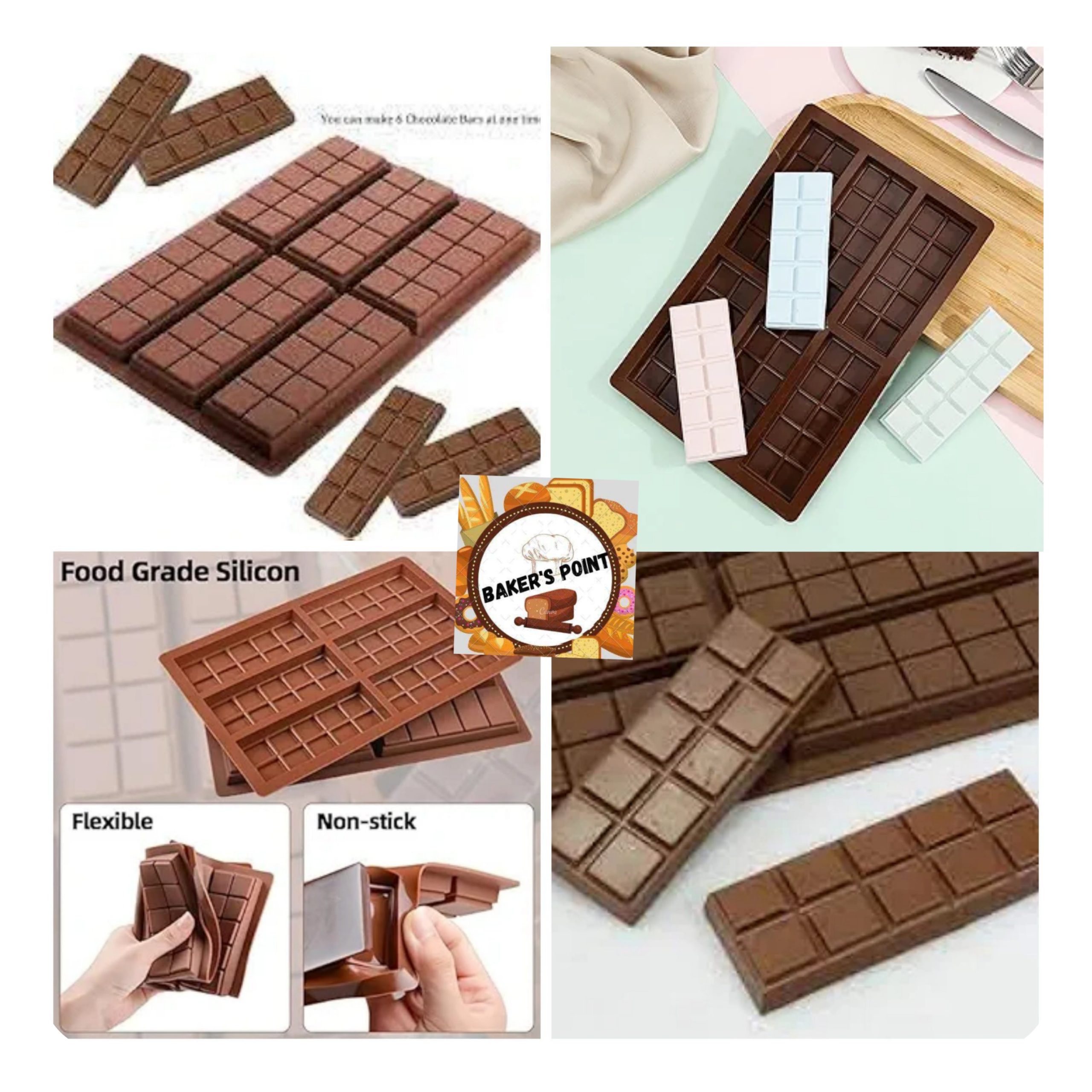 6 Cavity Cadbury Chocolate Bar Mold Design 1