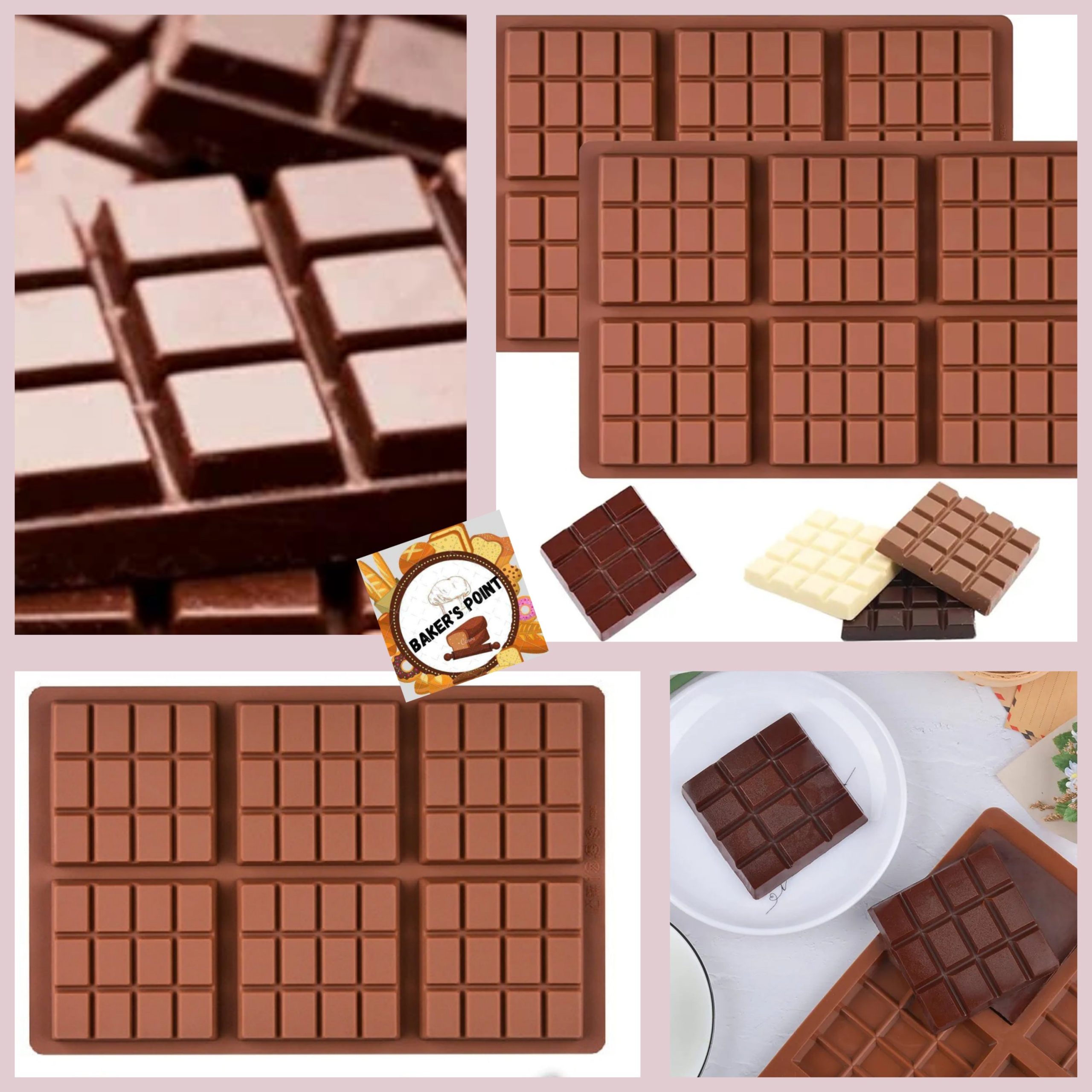 6 Cavity Cadbury Chocolate Bar Mold Design 2