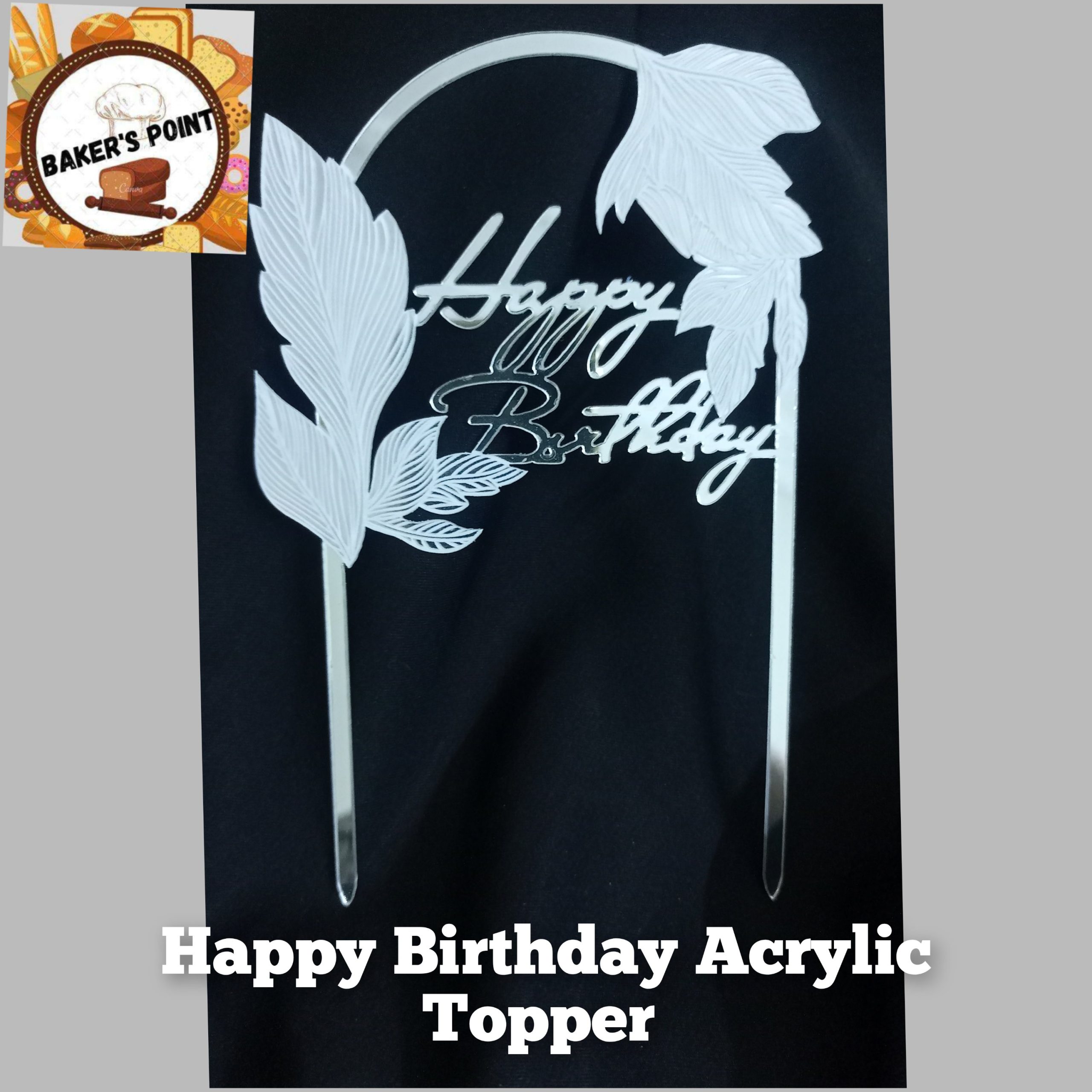 Happy Birthday Acrylic Topper