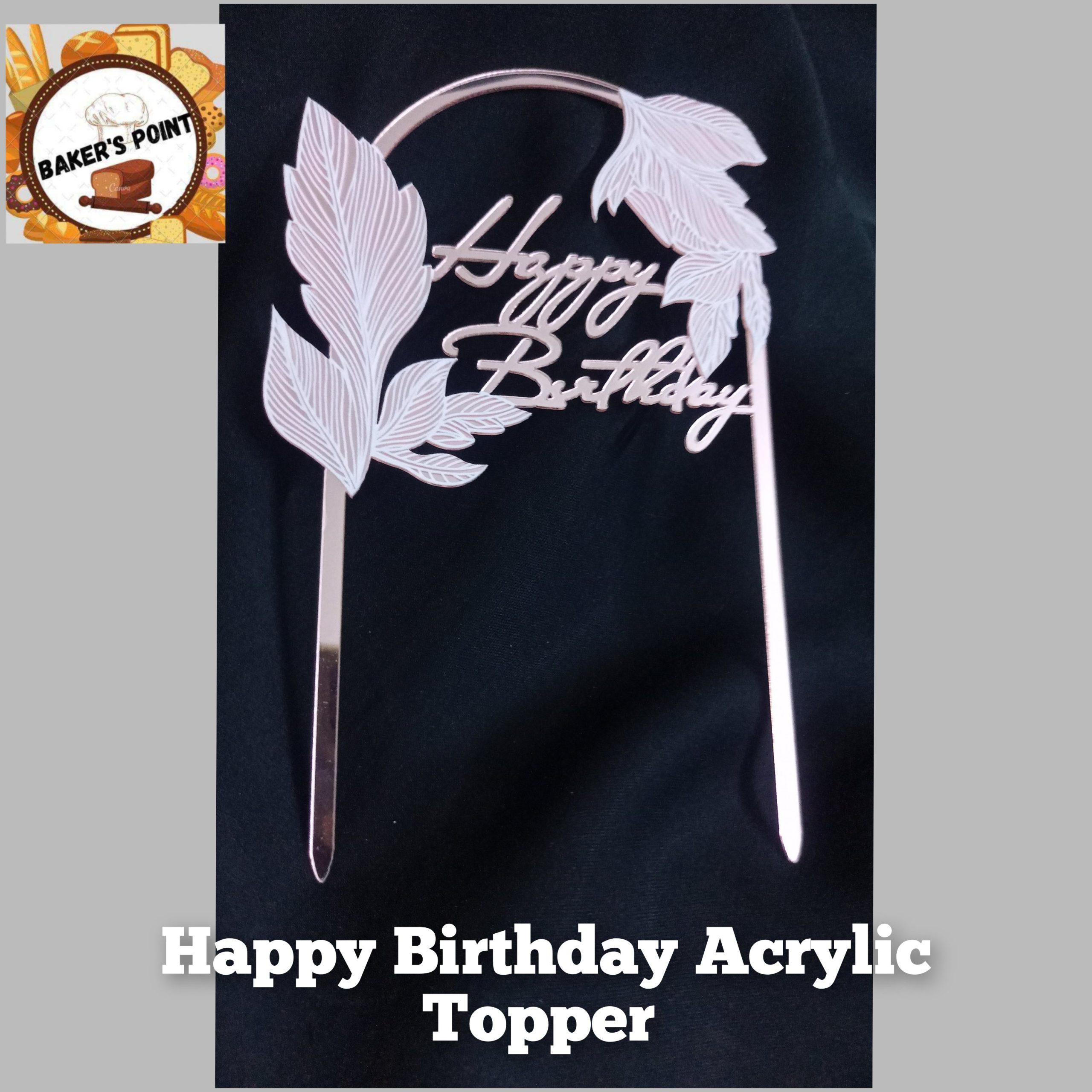 Happy Birthday Acrylic Topper