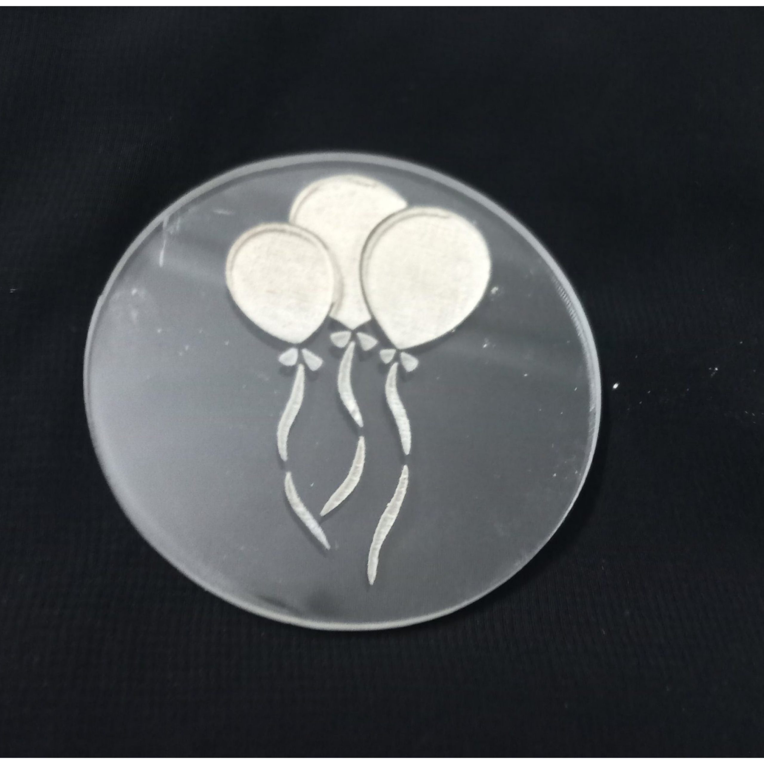 Acrylic Embosser Fondant Stamp – Balloons