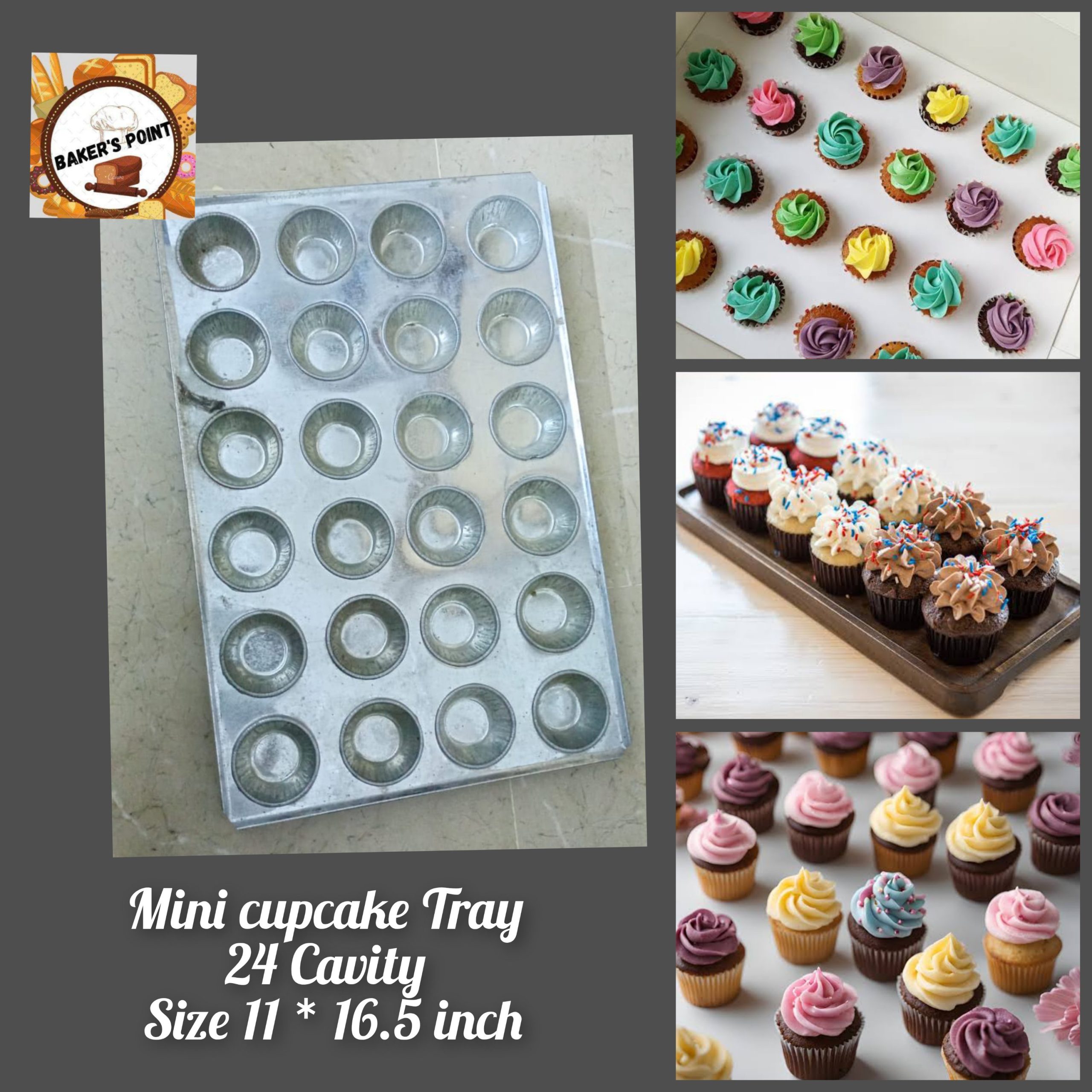 Mini Cupcake Tray 24 Cavity