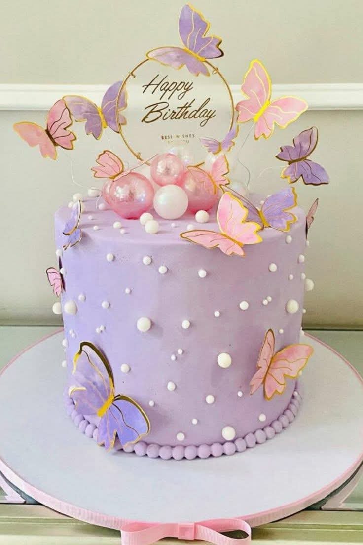 Crystal Balls Cake Topper (Pack Of 12 Pcs) Pink