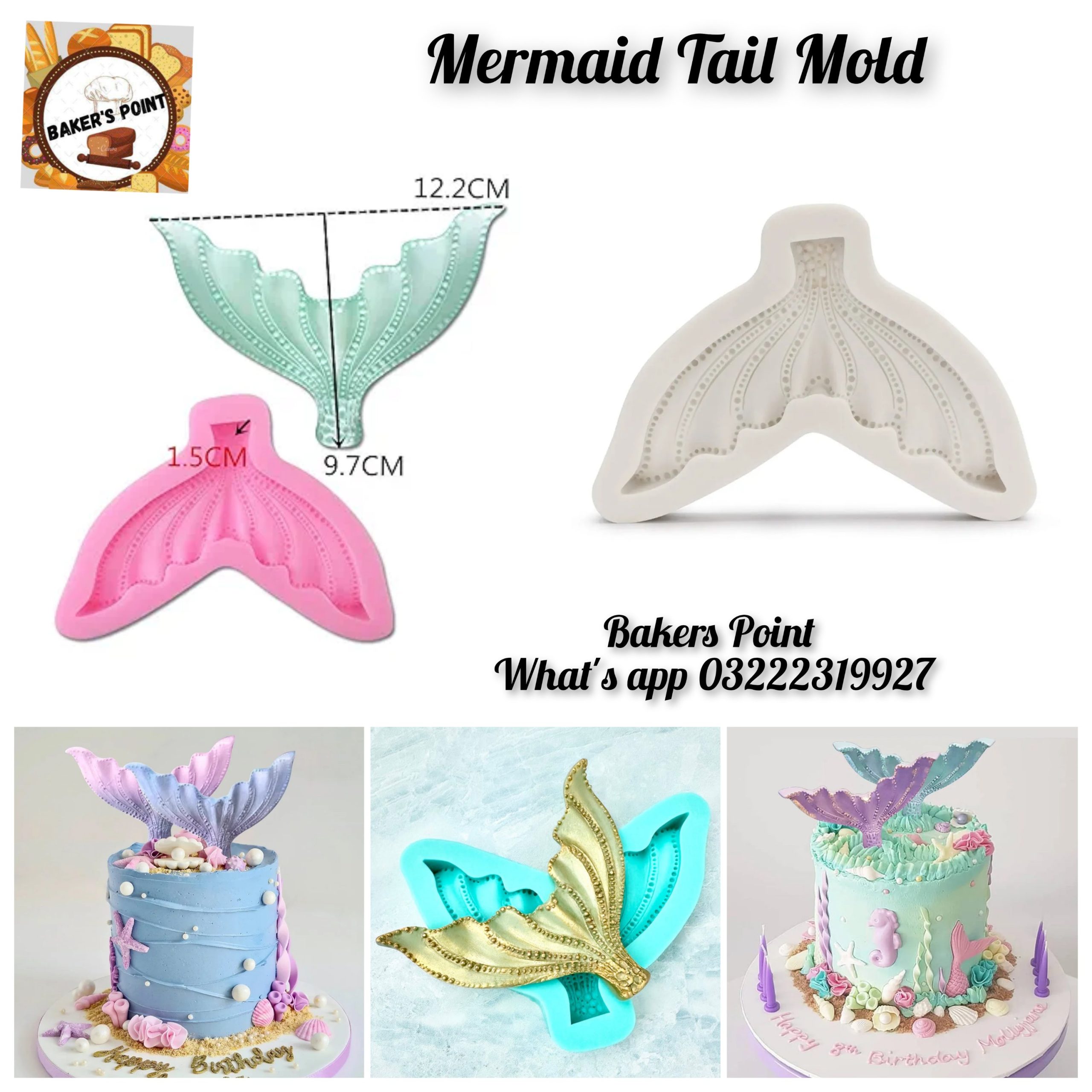 Mermaid Tail Silicone Mold