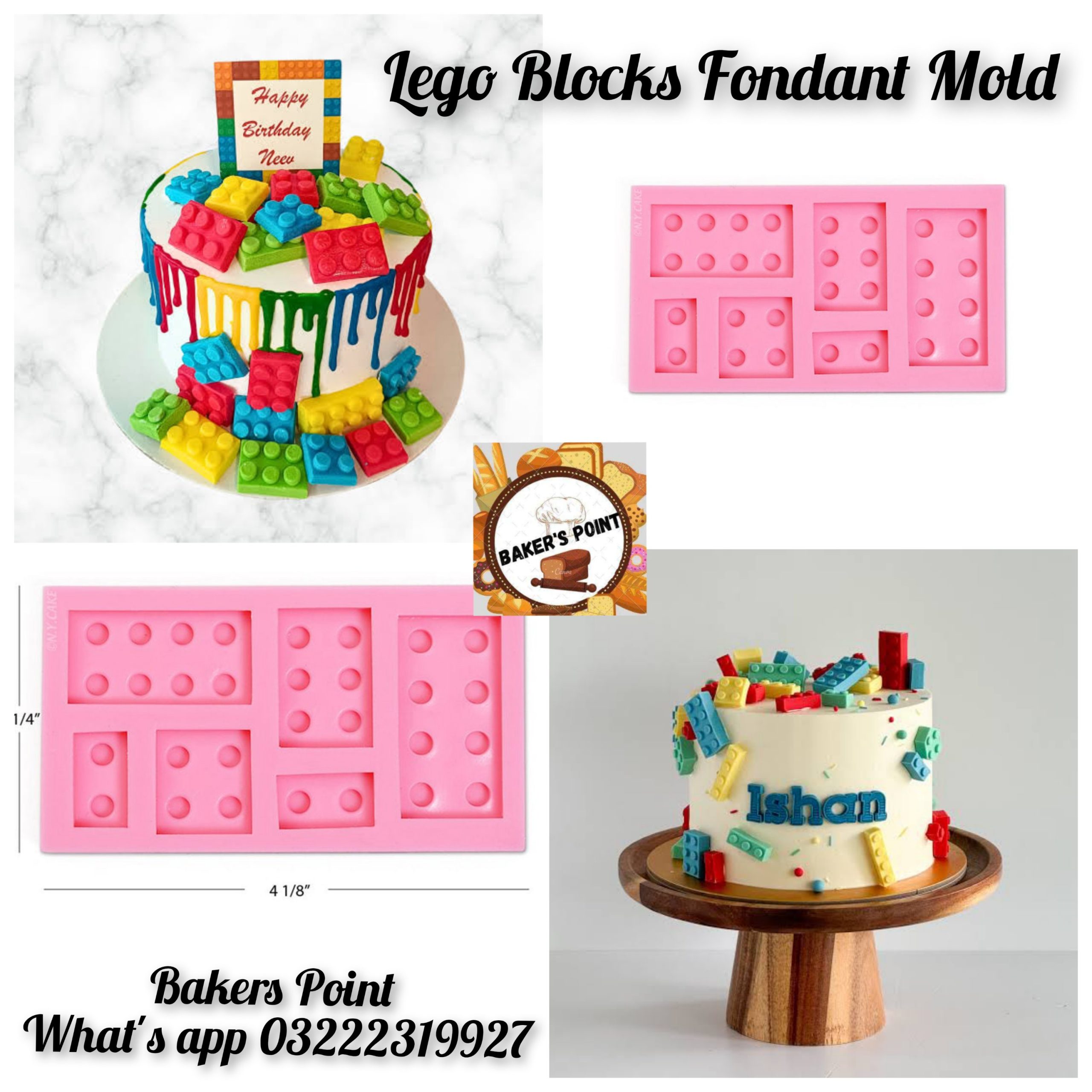 Silicone Lego Blocks Mold