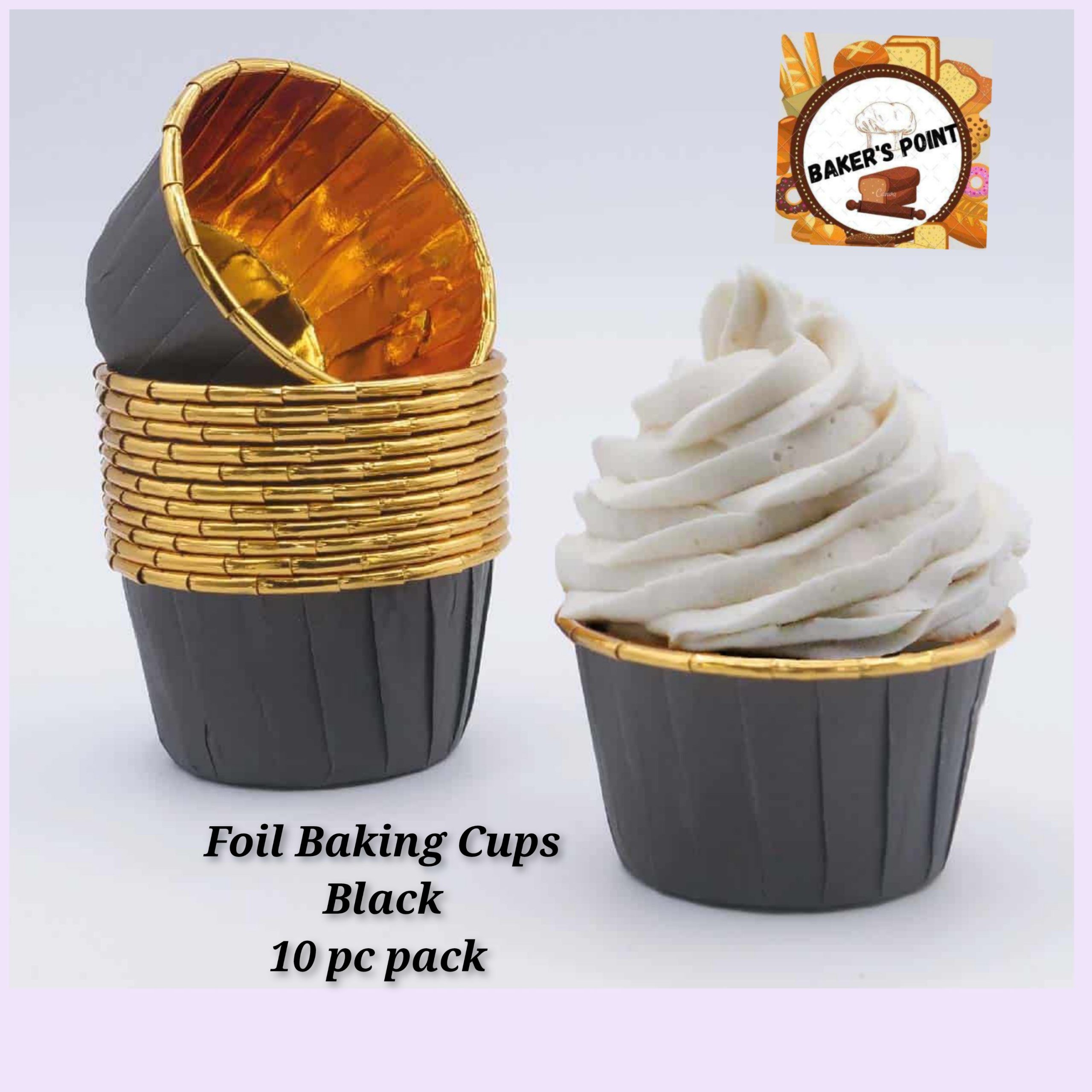 Foil Baking Cups 10 Pc Pack