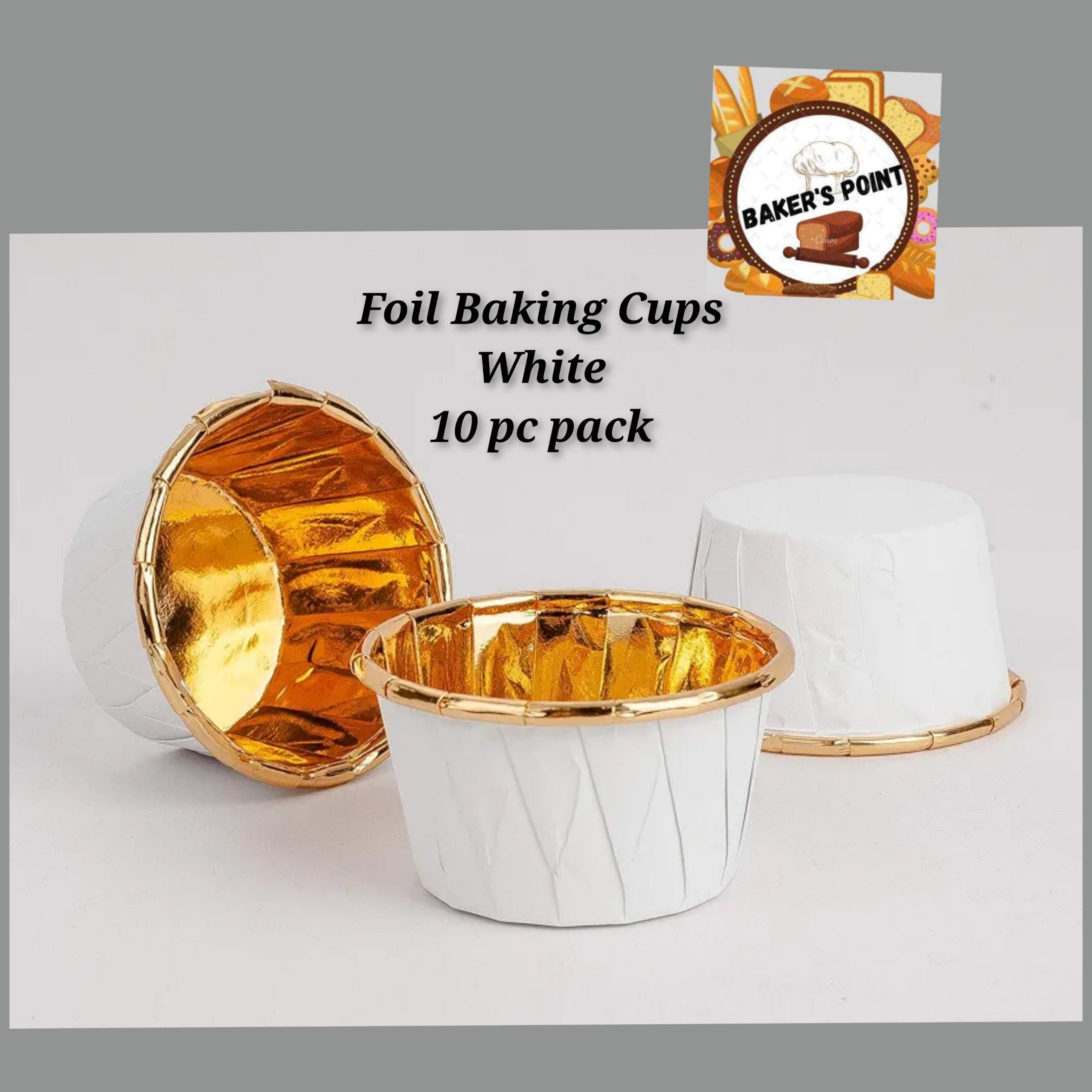 Foil Baking Cups 10 Pc Pack