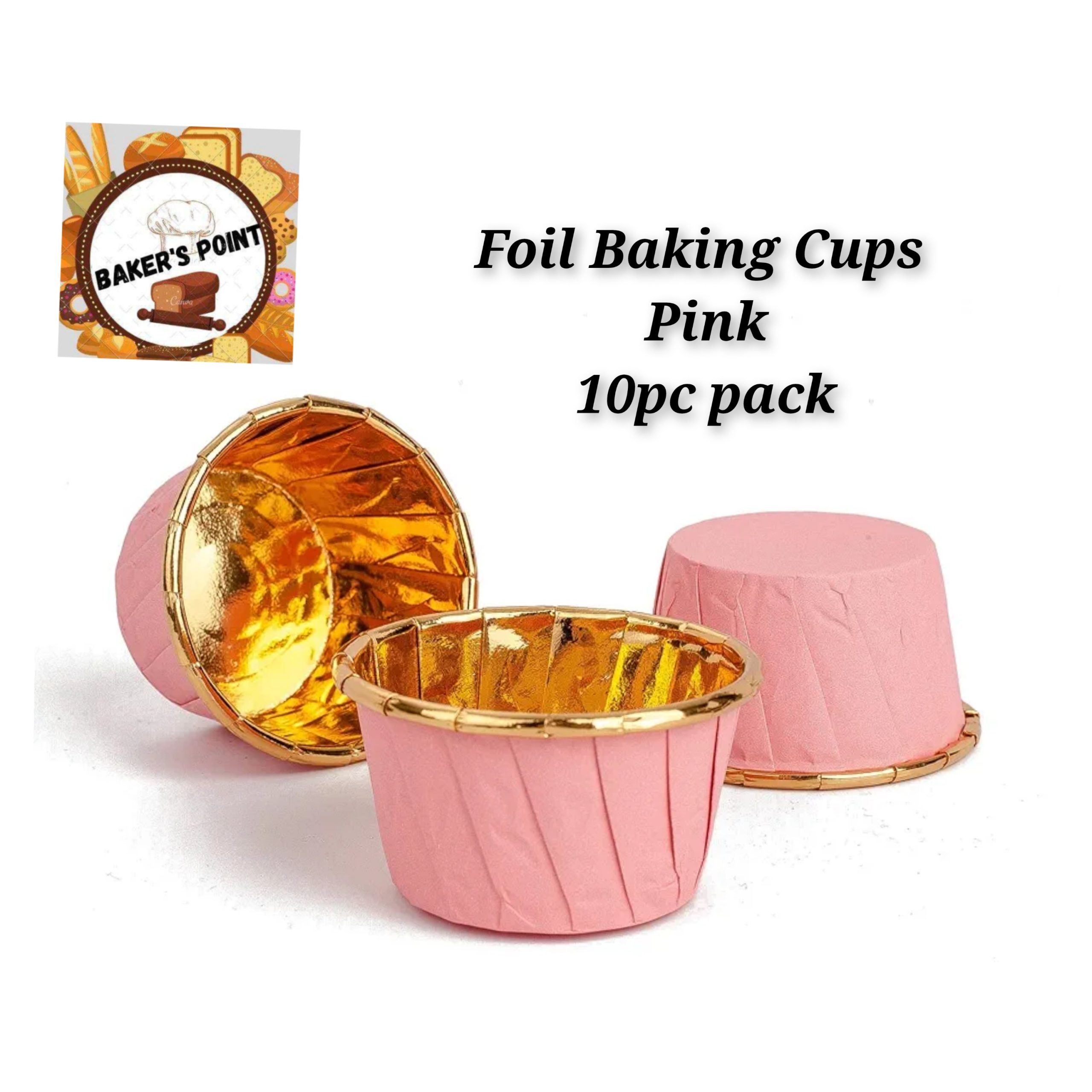 Foil Baking Cups 10 Pc Pack