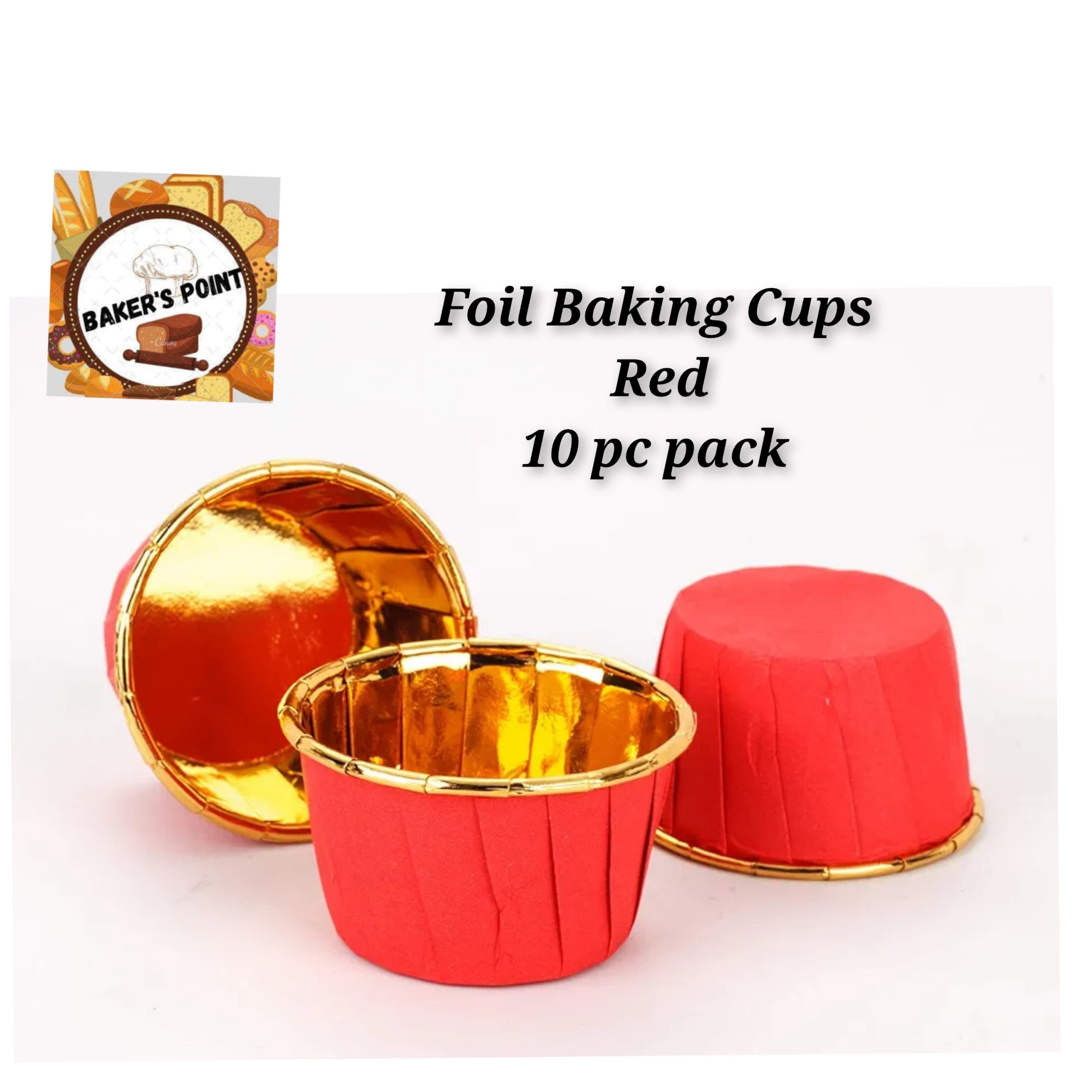 Foil Baking Cups 10 Pc Pack