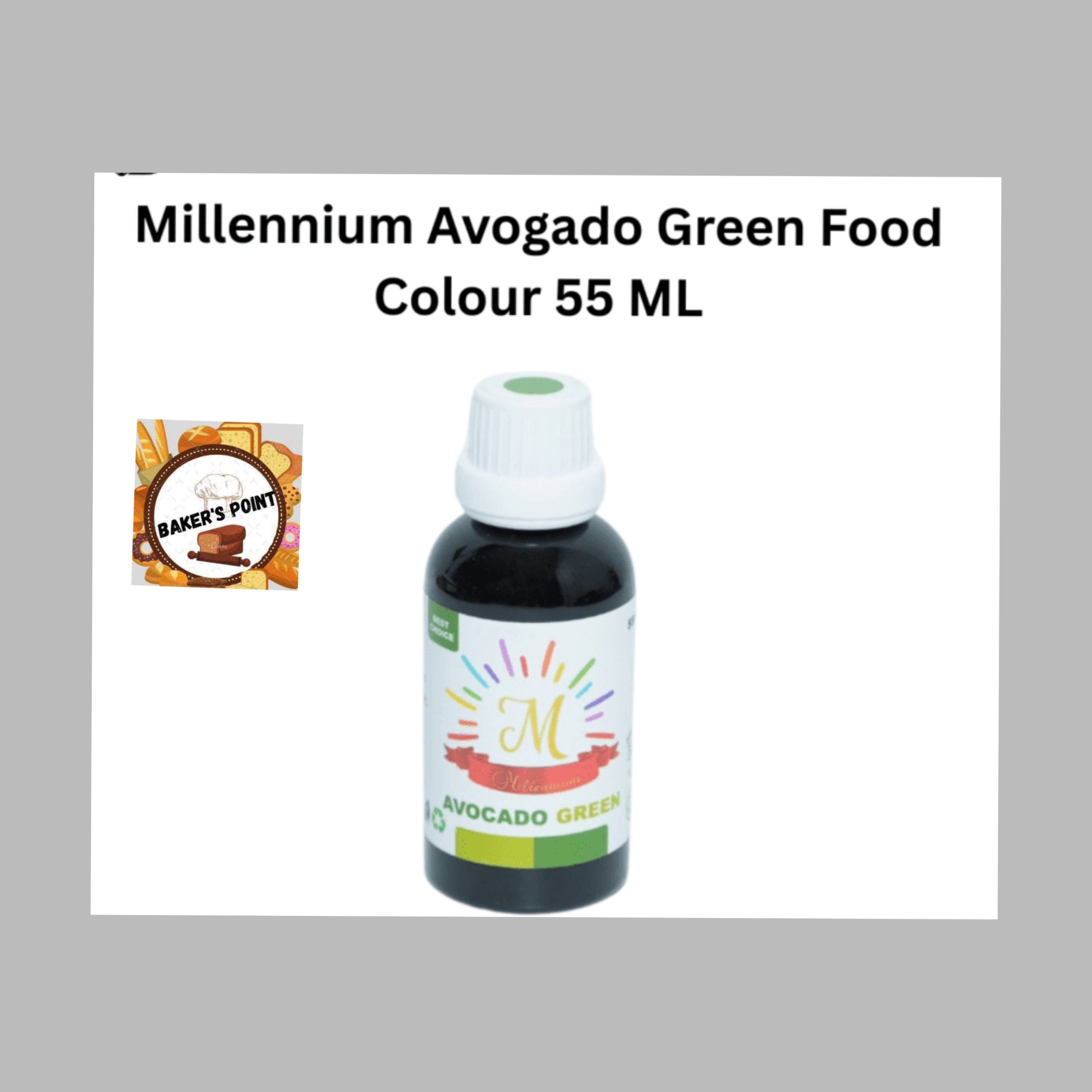 Millennium Icing Gel Food Color Avacado Green