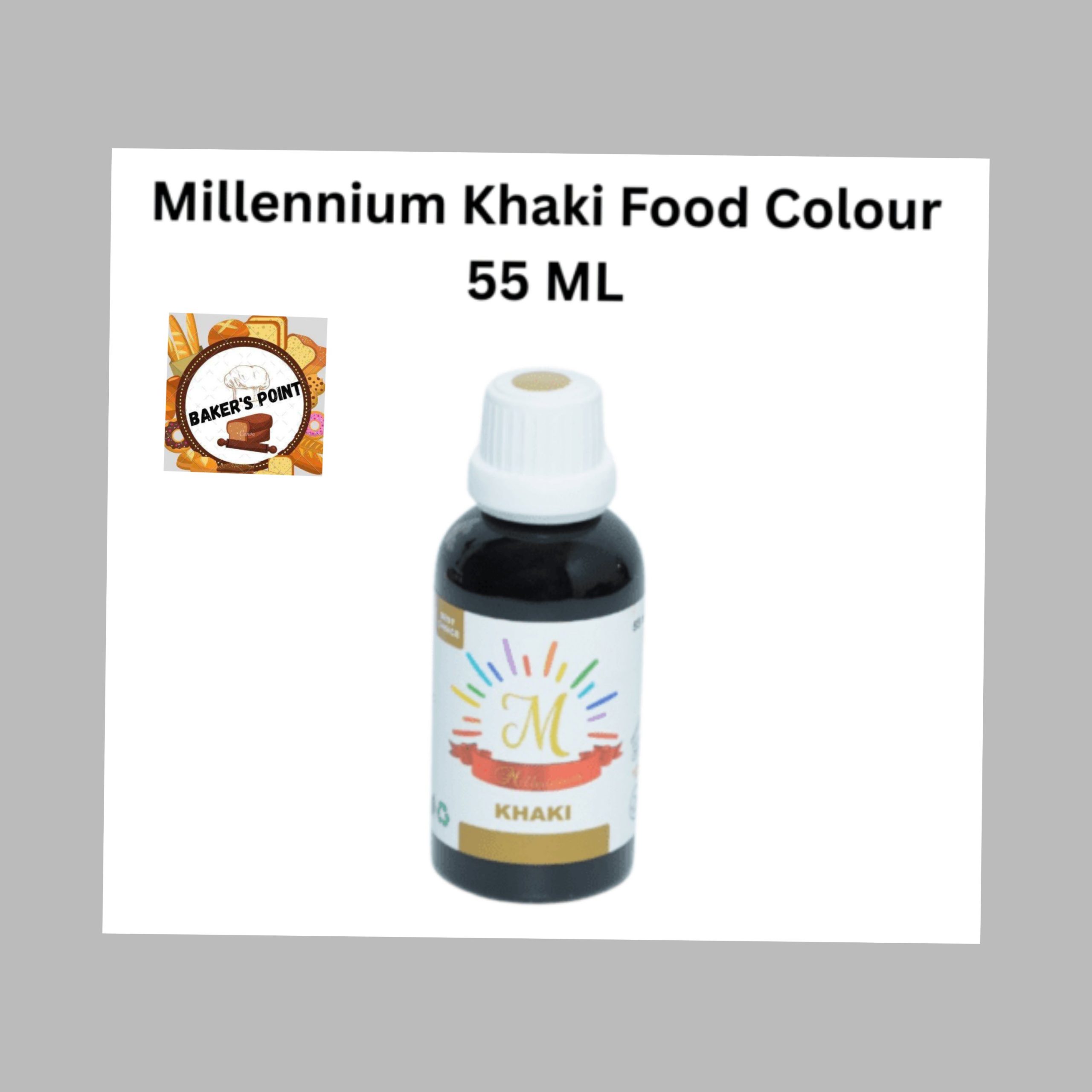 Millennium Icing Gel Food Color Khaki