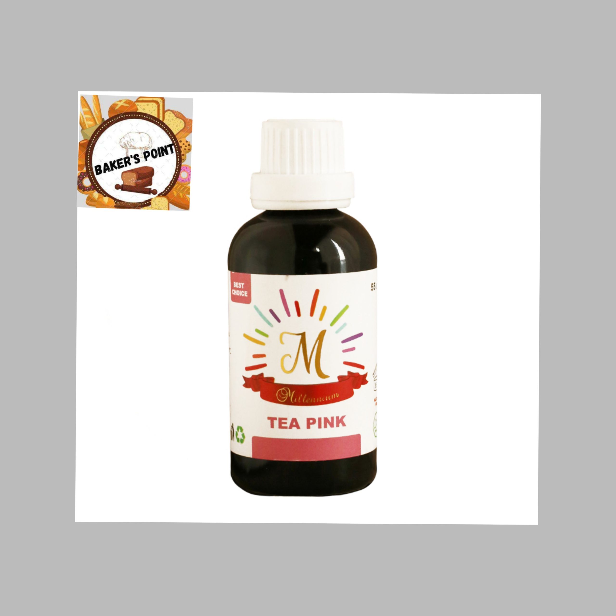 Millennium Icing Gel Food Color Teal Pink