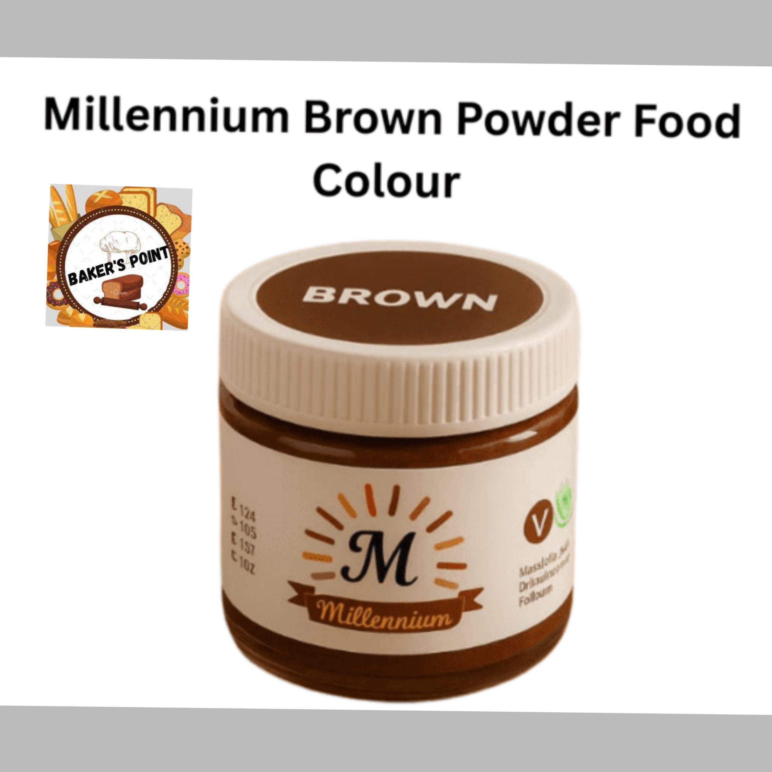 Millennium Powder Food Color Brown