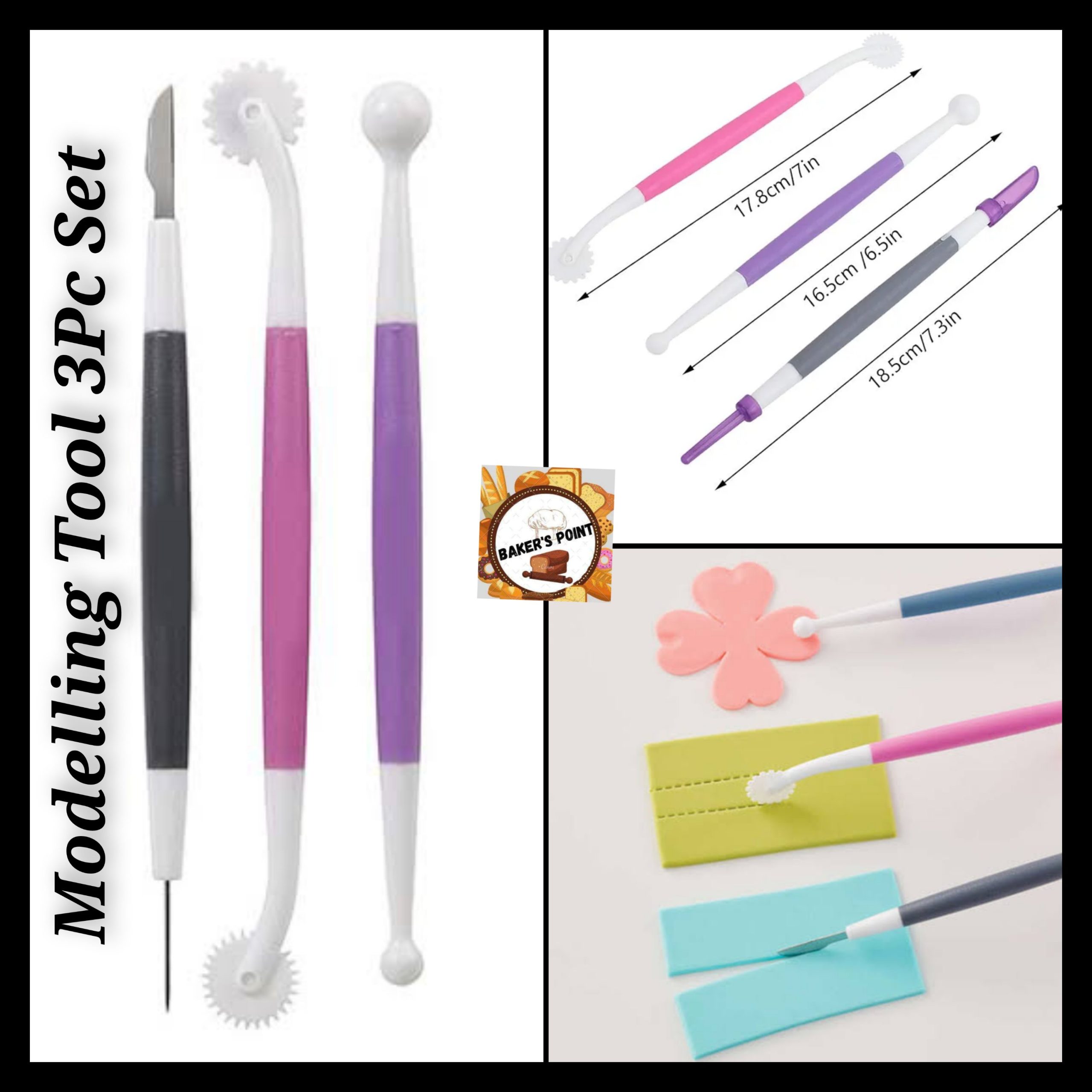 Modelling Starter Tool 3Pc Set